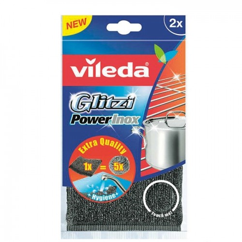 Švamme-skrāpis Vileda Glitzi Power Inox 2gab. image 1