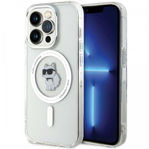 Karl Lagerfeld KLHMP14XHFCCNOT iPhone 14 Pro Max 6.7" przezroczysty|transparent hardcase IML Choupette MagSafe image 1