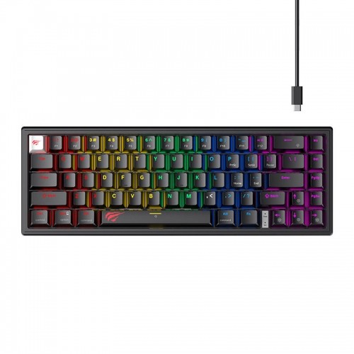 Havit KB874L Gaming Keyboard RGB (black) image 1