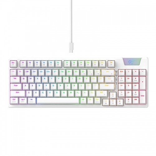 Gaming Keyboard Havit KB885L RGB (white) image 1