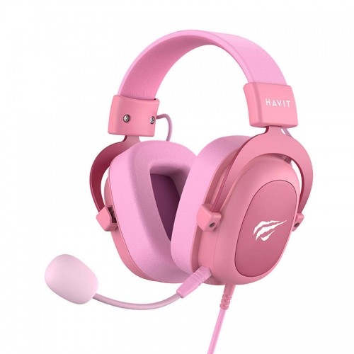 Havit H2002D gaming headphones (pink) image 1