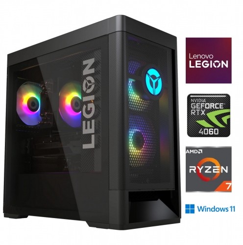 Lenovo Legion T5 Ryzen 7 5800 16GB 1TB SSD HDD RTX 4060 Windows 11 image 1