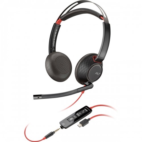 Headphones with Microphone Poly Blackwire C5220 image 1