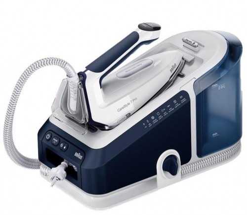 Braun CareStyle 7 Pro IS7282BL steam ironing station 2700 W 2 L Aluminium soleplate Blue, White image 1