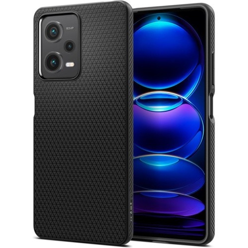 Spigen Liquid Air Xiaomi Redmi Note 12 Pro 5G | Poco X5 Pro 5G Matēts melns image 1