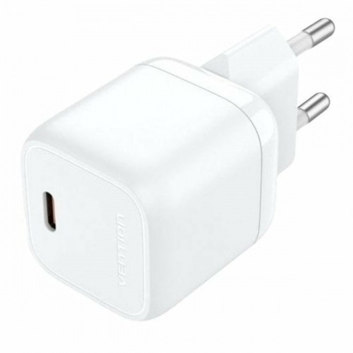 Sienas Lādētājs Vention FAKW0-EU 30 W Balts USB-C (Atjaunots A) image 1