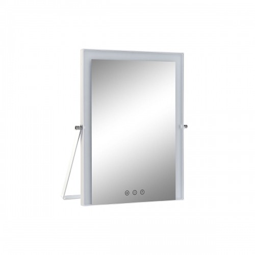 Тактильное Светодиодное Настольное Зеркало DKD Home Decor Металл (Пересмотрено A) image 1