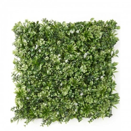 Vertical Garden Green Plastic Flowers Sheets 50 x 50 cm image 1