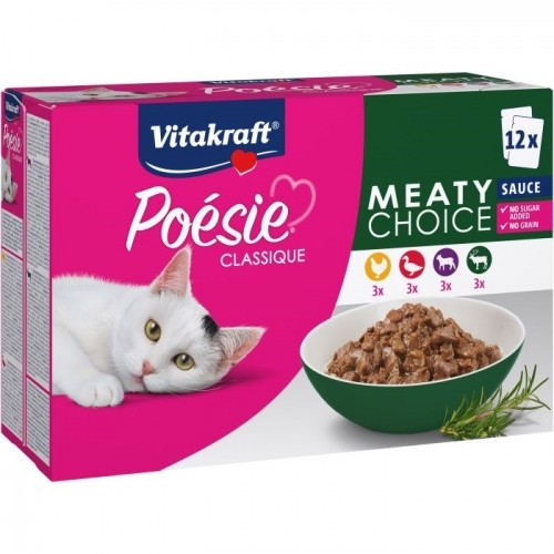 VITAKRAFT Poésie Classique Meaty choice - wet cat food - 12 x 85g image 1