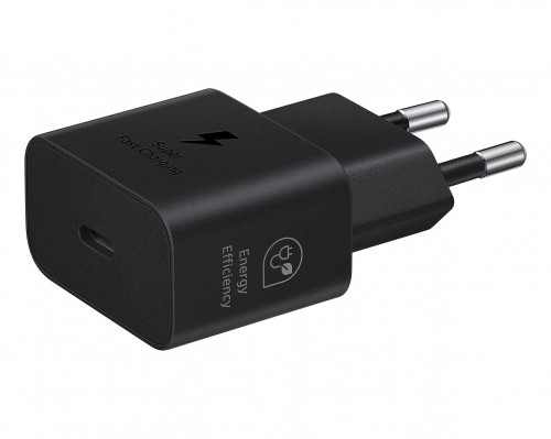 EP-T2510EBE + EP-DN980BBE Samsung USB-C 25W Travel Charger + USB-C Data Cable Black (OOB Bulk) image 1