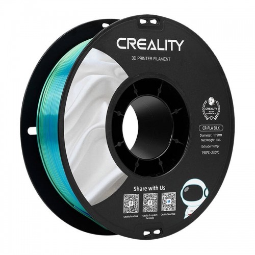 CR-Silk PLA Filament Creality (Blue-green) image 1