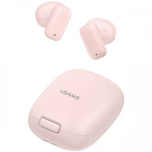 USAMS Słuchawki Bluetooth 5.3 TWS ID Series bezprzewodowe różowy|pink BHUID04 (ID25) image 1