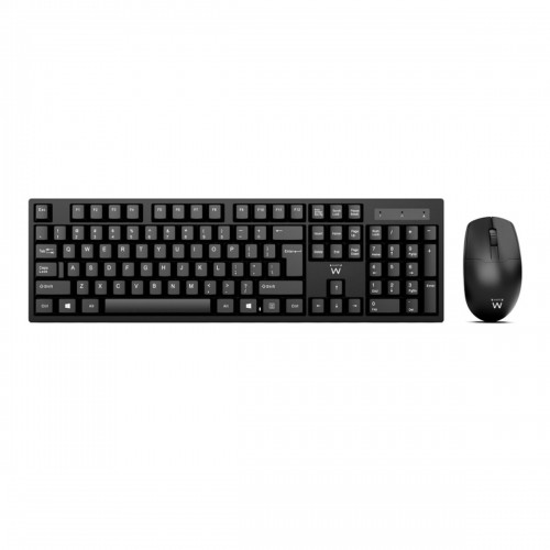 Keyboard Ewent EW3281 Black Spanish Qwerty QWERTY image 1