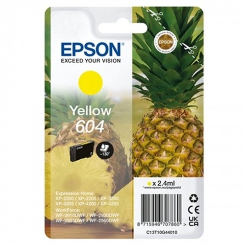 Original Ink Cartridge Epson 604 Yellow image 1