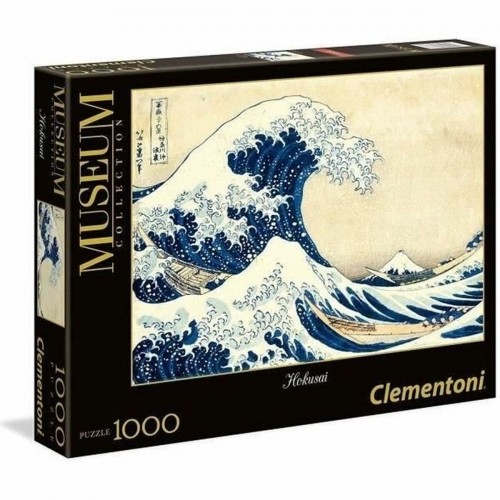 Головоломка Clementoni Museum Collection: Hokusai Great Wave 39378.7 98 x 33 cm 1000 Предметы image 1