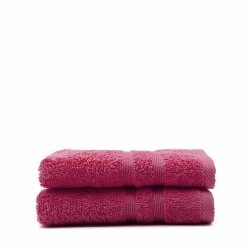 Towel set TODAY Pink Cotton (2 Units) (50 x 100 cm) image 1