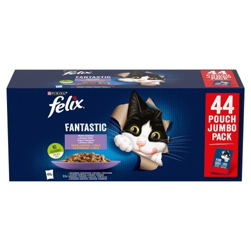 Purina Nestle PURINA Felix Fantastic Mix in jelly - wet cat food - 44 x 85g image 1
