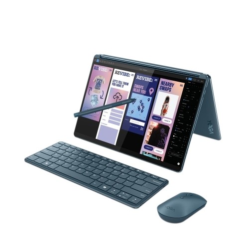 Lenovo Yoga Book 9 13IMU9 Ultra 7 155U 2x 13.3" 2.8K OLED 400nits Glossy 60Hz 32GB LPDDR5x-7467 SSD512 Intel Arc Graphics Win11 Tidal Teal image 1