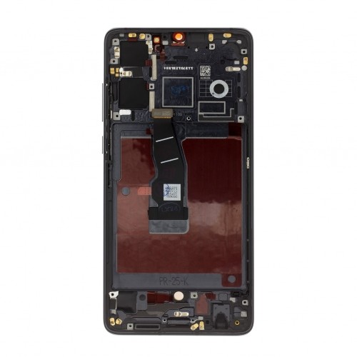 For_huawei LCD Display + Touch Unit + Front Cover Huawei P30 Black image 1