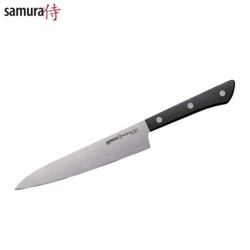Samura HARAKIRI Универсальный Кухонный нож 150mm 59 HRC с Черной ручкой image 1