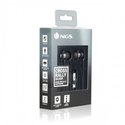 In ear headphones NGS ELEC-HEADP-0294 Silver image 1