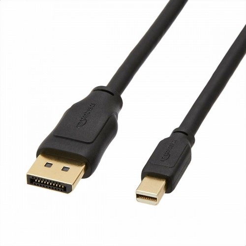 Mini DisplayPort uz DisplayPort Adapters Amazon Basics HL-007270 Melns 900 cm (Atjaunots A+) image 1