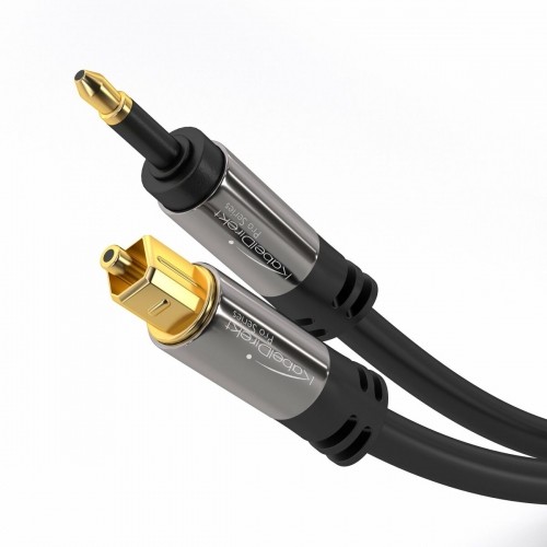 Аудио кабель KabelDirekt 384 3 m Чёрный (Пересмотрено A+) image 1