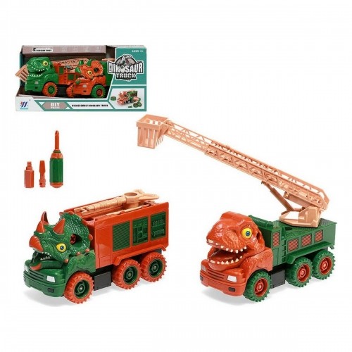 Construction Vehicles Dinosaurs Crane Lorry (Refurbished A) image 1