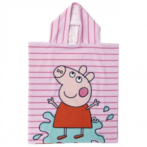 Poncho-Towel with Hood Peppa Pig Pink 50 x 115 cm image 1