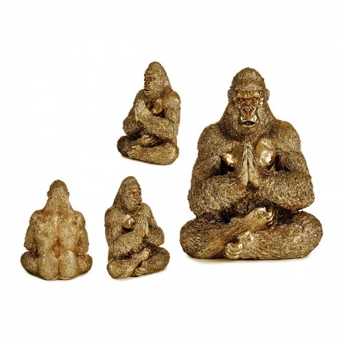 Gift Decor Dekoratīvās figūriņas Gorilla Yoga (Atjaunots C) image 1