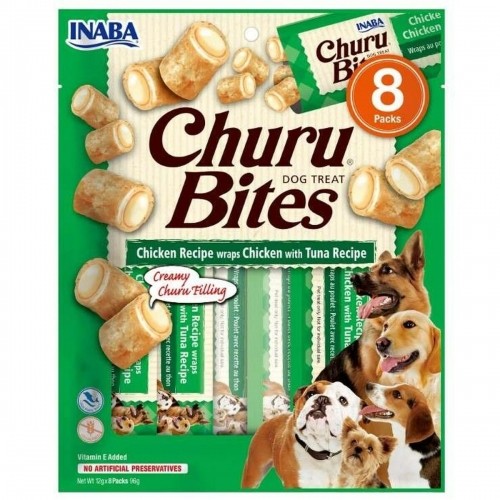 Dog Snack Inaba Churu Bites Chicken Tuna 8 x 12 g image 1