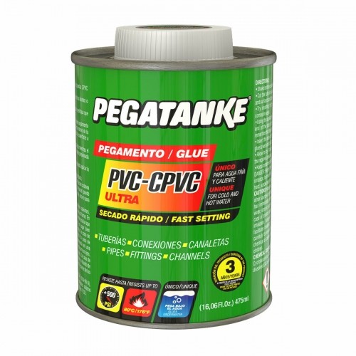 Glue PEGATANKE PVC-CPVC Ultra 475 ml image 1