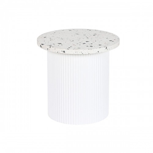 Side table Home ESPRIT White MDF Wood Terrazo 40 x 40 x 37,5 cm image 1