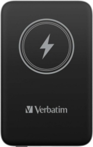 Enerģijas krātuve Verbatim Wireless 10 000mAh Black image 1