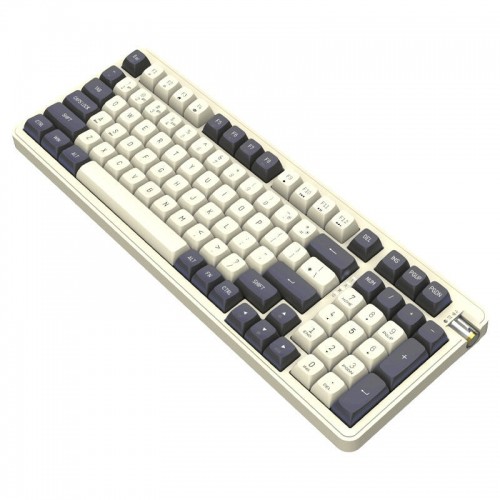 Darkflash DF98 Mocha Mechanical Keyboard (Yellow Keys) image 1