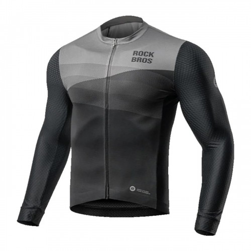 Rockbros cycling jersey 15120009005 long sleeve spring|summer XXL - black image 1