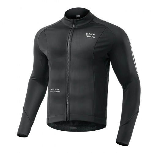 Rockbros cycling jersey 15400002003 long sleeve fall|winter L - black image 1