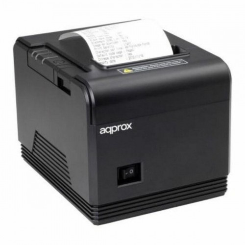 Biļešu printerisis APPROX APPPOS80AM3 USB/Ethernet Melns image 1