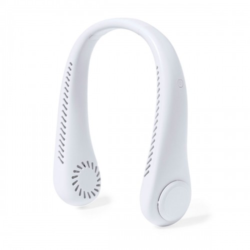 Neck fan Lifetime White Rechargeable USB image 1