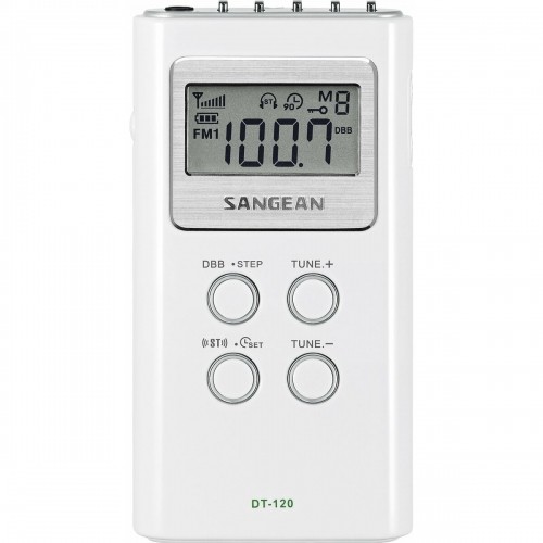 Radio Sangean DT120W BLANCO Balts image 1