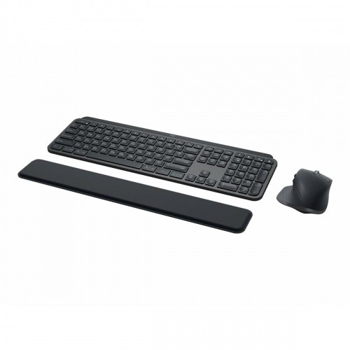 Klaviatūra un Pele Logitech MX Keys Combo for Business Pelēks Tērauds Vācu QWERTY image 1