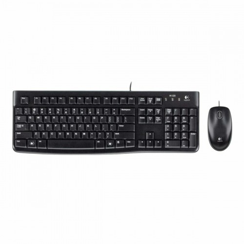 Keyboard and Mouse Logitech MK120 Black German QWERTZ image 1