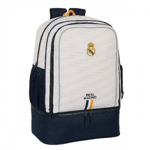 Школьный рюкзак Safta Real Madrid 23/24 35 x 50 x 24 cm Белый image 1