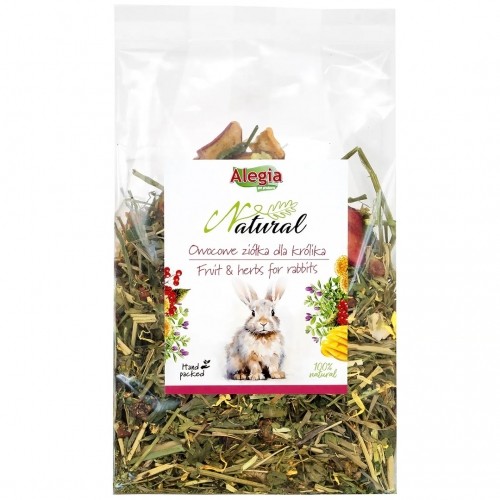 ALEGIA Fruit & Herbs for rabbits - treat for rabbits - 130g image 1