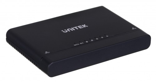UNITEK S1222A cable gender changer USB 3.2 SATA 2,5/3,5' & M.2 PCIE/NVME Black image 1