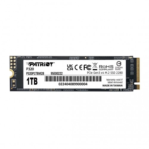 Patriot Memory SSD Patriot Viper P320 M.2 PCI-Ex4 NVMe 512GB 3GB/s image 1