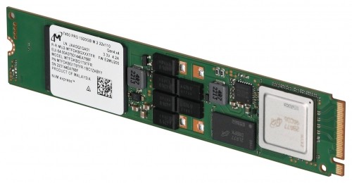 Dysk SSD Micron 7450 PRO 1.92TB M.2 (22x110) NVMe Gen4 MTFDKBG1T9TFR-1BC1ZABYYT (DWPD 1) Tray image 1