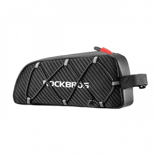 Rockbros 039BK bicycle frame bag 1 l with braid - black image 1