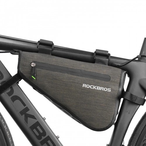 Rockbros AS-017 bicycle frame bag 5 l - dark green image 1