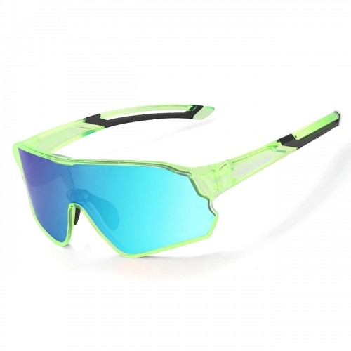 Rockbros 14110009006 photochromic cycling glasses for children 8-14 years old - light green image 1